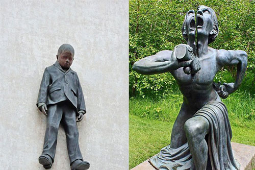 Khóc thét với những tác phẩm điêu khắc kinh dị nổi tiếng thế giới