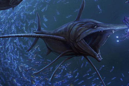 Phát hiện loài "cá kiếm" cổ đại với hàm răng sắc nhọn ngoại cỡ