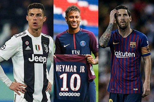 Top 10 cầu thủ có mức thu nhập cao nhất thế giới: Ronaldo 'vô đối'