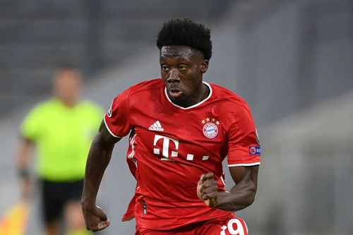 Hậu vệ trái: Alphonso Davies (Bayern Munich).