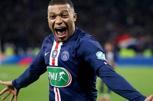 5. Kylian Mbappe (PSG - Tổng thu nhập: 25,5 triệu bảng).