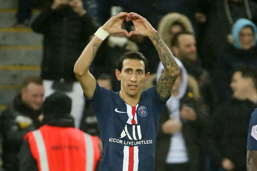 Tiền vệ phải: Angel Di Maria (PSG).