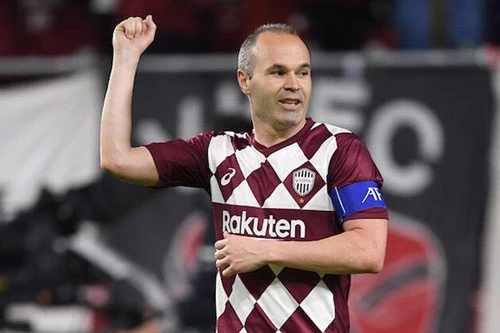 6. Andres Iniesta (Vissel Kobe - Tổng thu nhập: 22,4 triệu bảng).