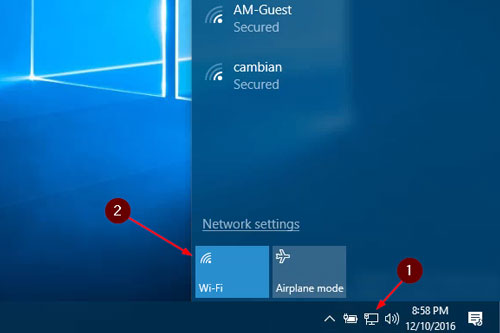 Thủ thuật bật/tắt tự động kết nối mạng Wi-Fi trong Windows 10 chuẩn nhất