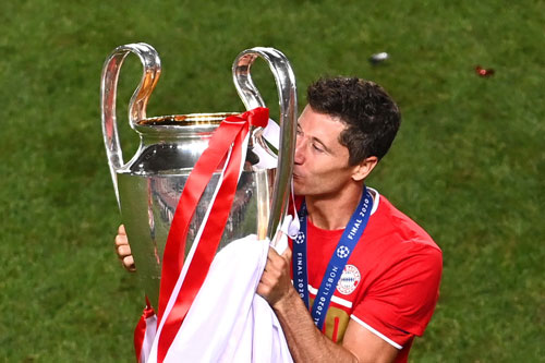 Lewandowski giành giải Vua phá lưới Champions League 2019/20