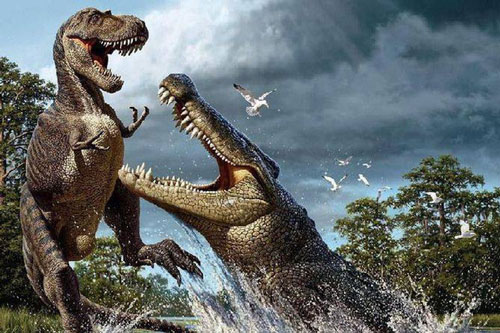 Quái vật tiền sử xơi tái khủng long bằng chiếc răng to như... quả chuối