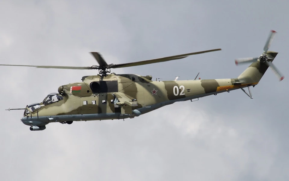 Litva đã cáo buộc về một vụ xâm phạm không phận của trực thăng Mi-24 Belarus. Ảnh: Defence Blog.