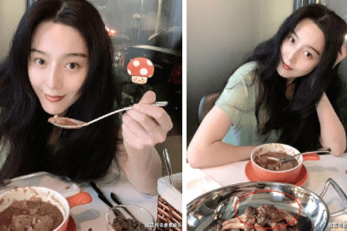 Chẳng hề 'trầy trật' hậu bê bối trốn thuế, Phạm Băng Băng cho thấy độ chịu chơi qua bữa ăn siêu sang