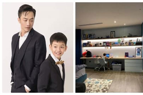 Vừa mới khoe phòng công chúa nhỏ, Cường Đô La tiếp tục hé lộ góc riêng của Subeo tại biệt thự