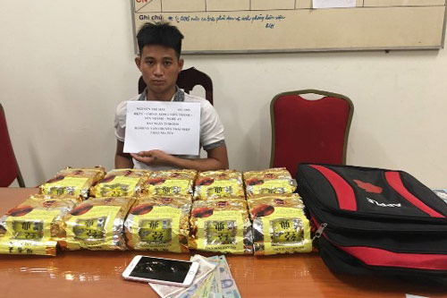 Được bạn tù giới thiệu, vận chuyển thuê gần 10kg ma túy đá từ Nghệ An về Hà Nội