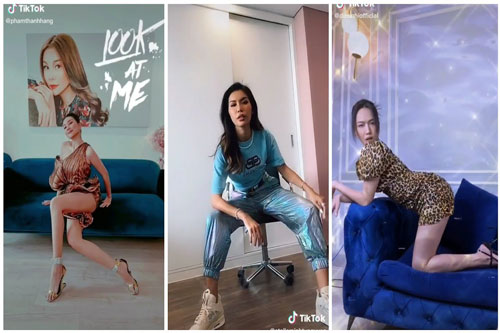 Thanh Hằng, Minh Tú, Diệu Nhi ‘bắt trend’ ‘thay giày biến hình’ cực đỉnh trên TikTok
