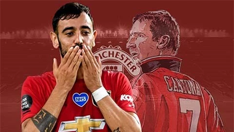 Bruno không dám so sánh với Eric Cantona