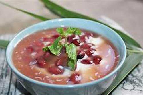 Công thức nấu chè đậu đỏ nước cốt dừa cho mùa hè
