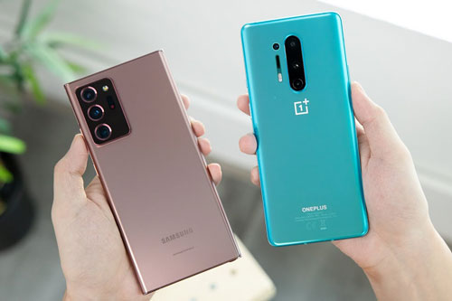 So sánh Samsung Galaxy Note 20 Ultra với OnePlus 8 Pro 5G