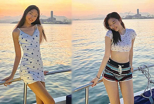 Con gái Chân Tử Đan, Nhậm Đạt Hoa đọ chân dài