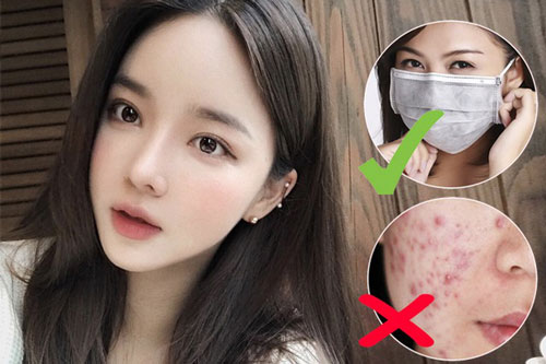 Đeo khẩu trang 'cầm chắc' bị mụn, làm thế nào để phòng tránh?