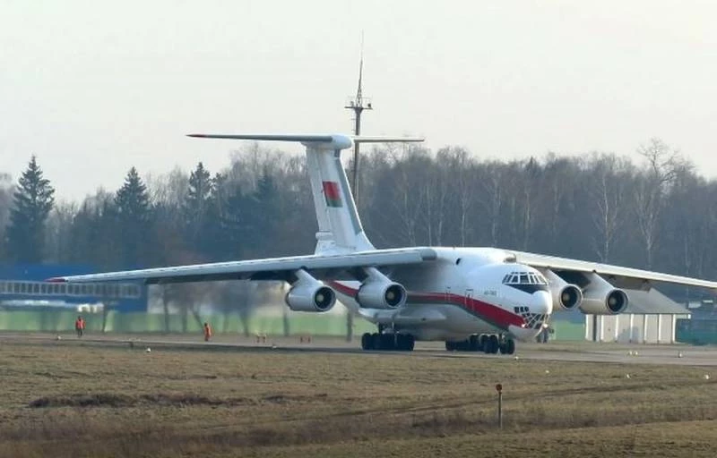 Máy bay vận tải quân sự Il-76 của Không quân Belarus. Ảnh: Reporter.