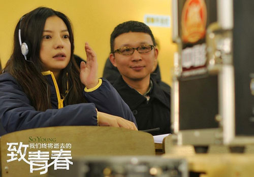 Triệu Vy quát mắng diễn viên