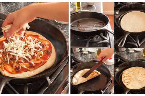 Cách làm pizza bằng chảo, không cần lò nướng mà vẫn giòn thơm, hấp dẫn hơn cả ngoài hàng