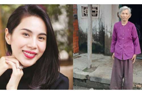 Thủy Tiên gây xúc động khi dùng tiền quảng cáo để xây nhà tình thương cho bà cụ có hoàn cảnh khó khăn