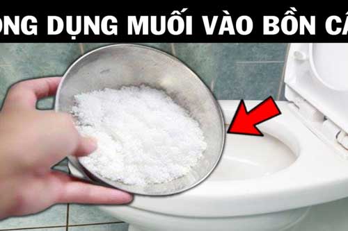 Mang bát muối đổ vào bồn cầu, 15 phút sau bạn sẽ thấy điều kỳ diệu xảy ra