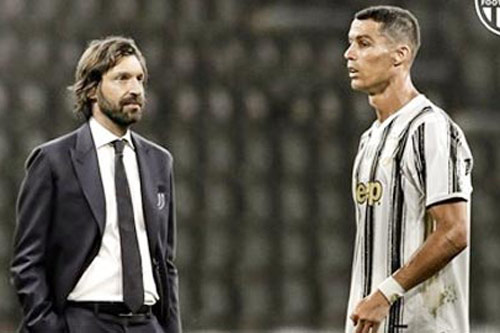 Pirlo và Ronaldo đồng lòng để 'vực dậy' Juventus