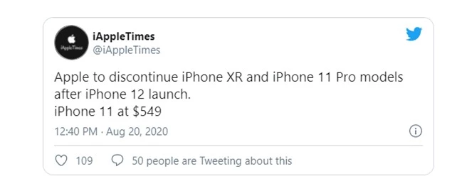 Apple có thể khai tử iPhone 11 Pro - Ảnh 1.