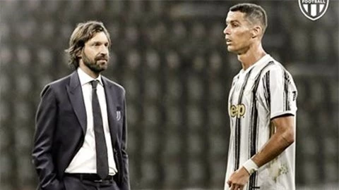 Pirlo và Ronaldo đồng lòng để vực dậy Juve