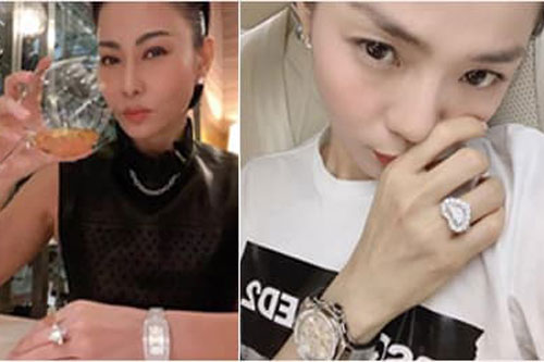 Thu Minh khoe 'sương sương' đồng hồ và nhẫn kim cương bạc tỷ, đối thủ xứng tầm của Lệ Quyên