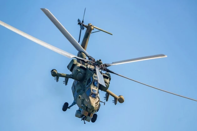 Trực thăng tấn công Mi-28N Night Hunter của Nga. Ảnh: RIA Novosti.