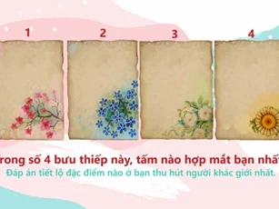 Trắc nghiệm: Chọn tấm bưu thiếp bạn thích nhất, bật mí ngay điểm thu hút của bạn trong mắt người khác giới