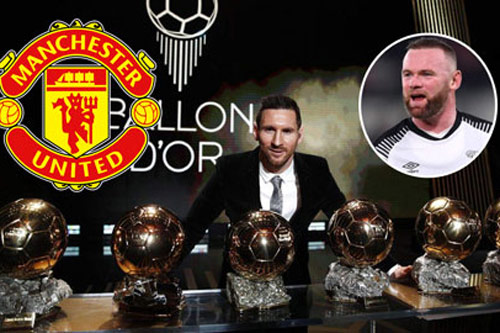 Rooney: 'Messi sẽ giành Quả bóng vàng thứ 7 nếu tới M.U'