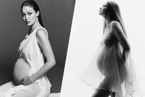 Gigi Hadid lần đầu khoe bụng bầu