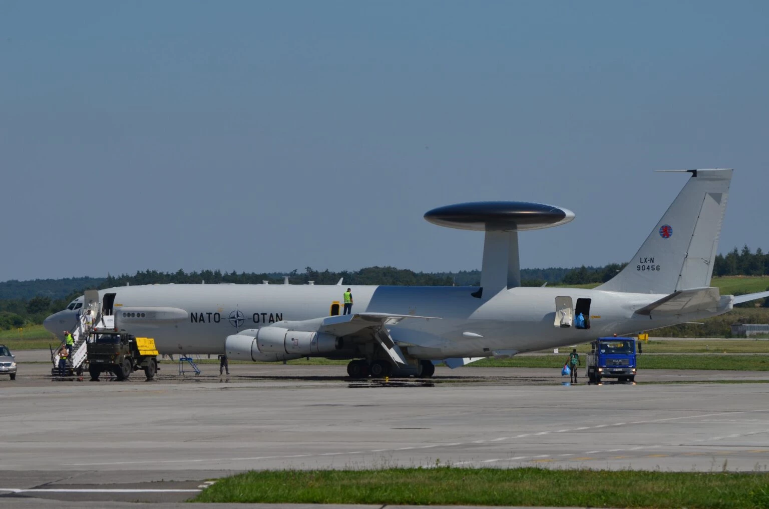 NATO đã điều động máy bay chỉ huy - cảnh báo sớm trên không E-3 Sentry tới Ba Lan. Ảnh: Defence Blog.