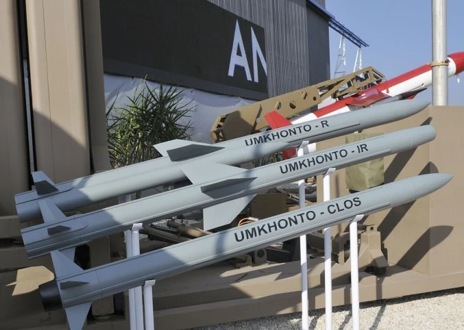 Các phiên bản tên lửa Umkhonto do công ty Denel của Nam Phi chế tạo. Ảnh: Janes Defense.