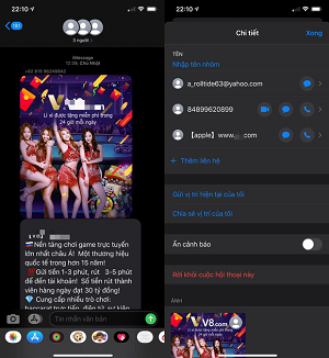 Tin nhắn OTT quảng cáo cờ bạc đang “tấn công” người dùng di động
