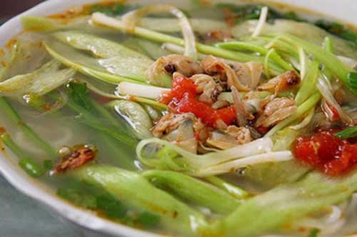 Cách nấu canh ngao chua dọc mùng giải nhiệt ngày hè