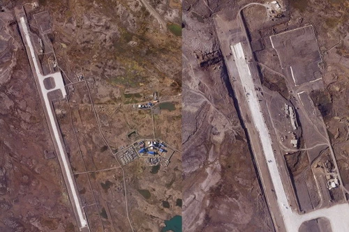 Nga đã kéo dài đường băng sân bay quân sự tại Bắc Cực. Ảnh: Popular Mechanics.