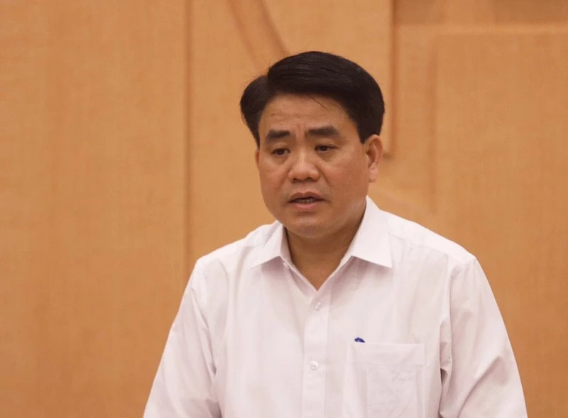 Ông Nguyễn Đức Chung, Chủ tịch UBND TP Hà Nội bị khởi tố, bắt tạm giam 4 tháng.