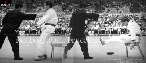 Cú đấm Nhất thốn quyền (cú đấm 1 inch) của Lý Tiểu Long tại Giải vô địch Karate thế giới năm 1964 ở Mỹ.