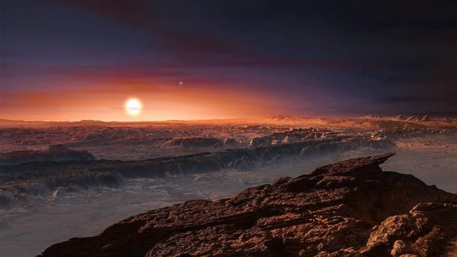 Hình ảnh mô phỏng về Proxima b. (Ảnh: NASA)