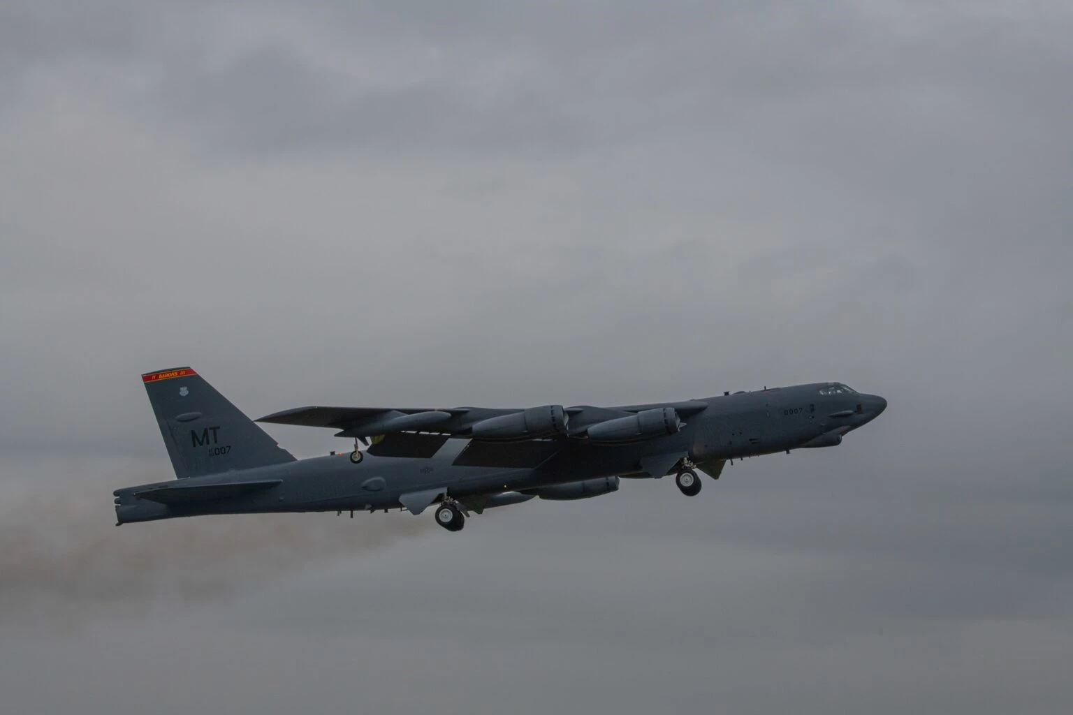 Máy bay ném bom chiến lược B-52 Stratofortress của Mỹ. Ảnh: National Interest.