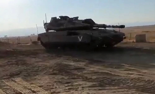 Phát hiện xe tăng Merkava của Israel bị "bỏ quên" trên cao nguyên Golan