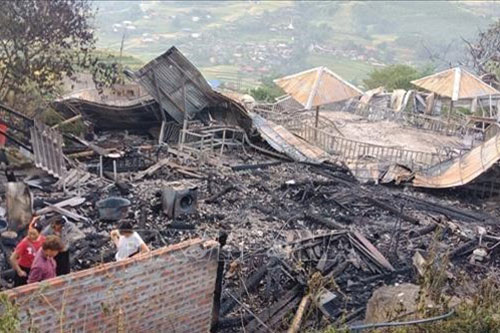 Đã tìm thấy thi thể nạn nhân vụ trong cháy lớn tại Lào Cai