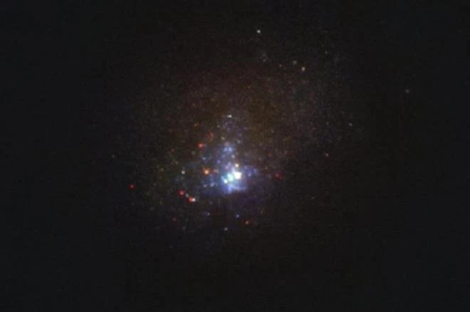 Hình ảnh về thiên hà lùn Kinman. (Ảnh: ESO)