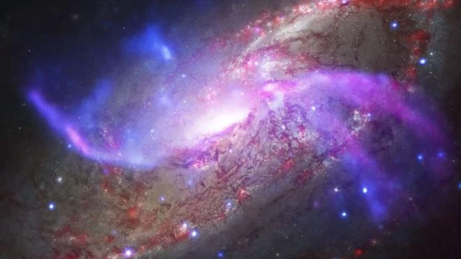 Thiên hà NGC 4258. (Ảnh: NASA)
