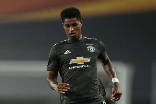 Tiền vệ trái: Marcus Rashford.