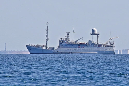 Tàu thu thập thông tin tình báo Lagoon của Hải quân Ukraine. Ảnh: Defence Blog.