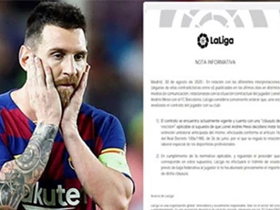 La Liga phán quyết Messi không được phép tự do rời Barca