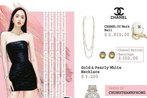 Dân tình bóc giá bộ đồ Hương Giang diện khi kỷ niệm 2 tháng hẹn hò với Matt Liu, riêng phụ kiện đã gần 900 triệu đồng